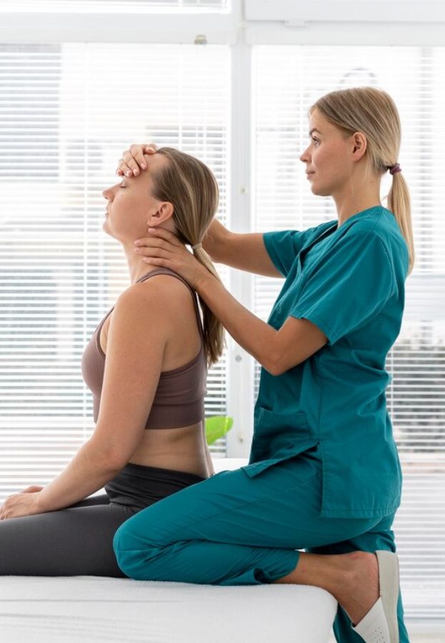 Physical Therapy Session For Neck Pain